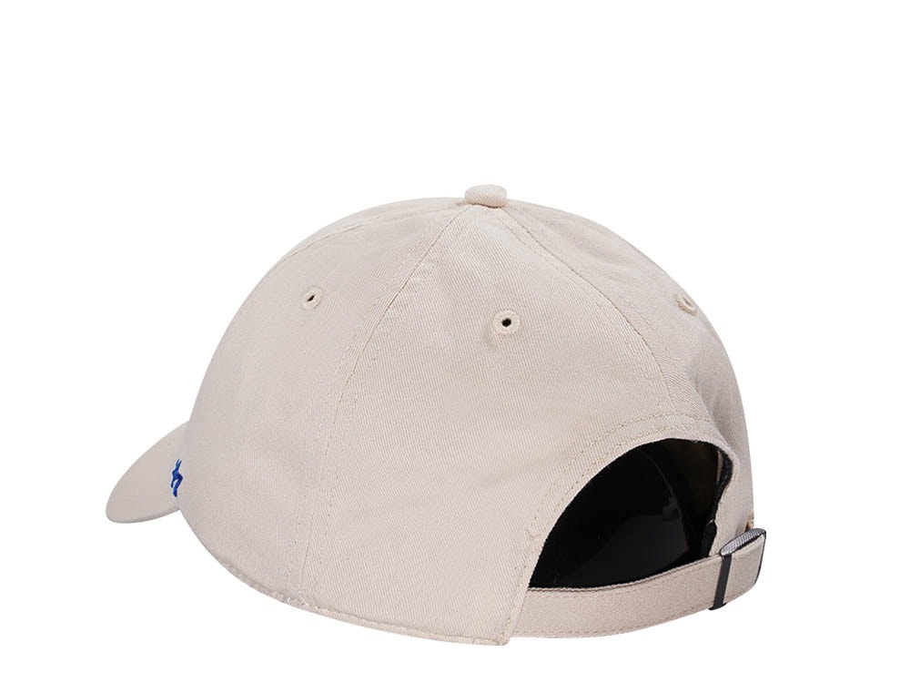 47Brand Los Angeles Dodgers Natural Base Runner Clean Up Strapback Cap