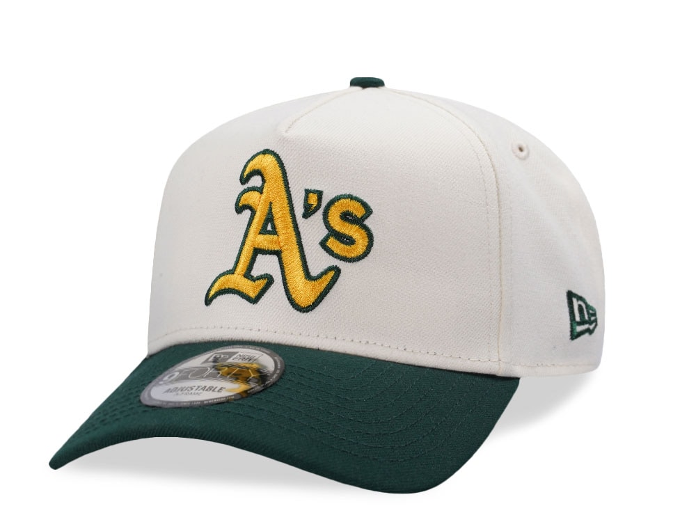New Era Oakland Athletics Chrome Two Tone Edition 9Forty A Frame Snapback Cap