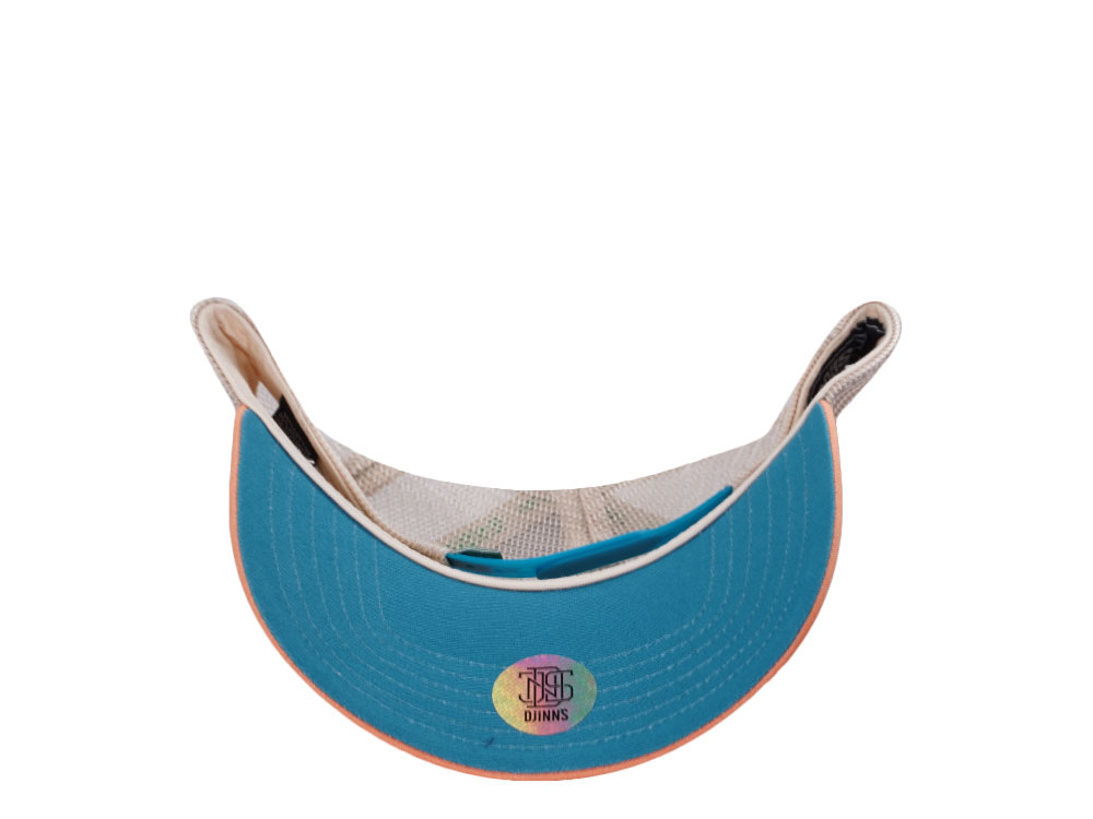 Djinns Coastal Kitchen Beach Bevvies Brown Trucker Snapback Cap