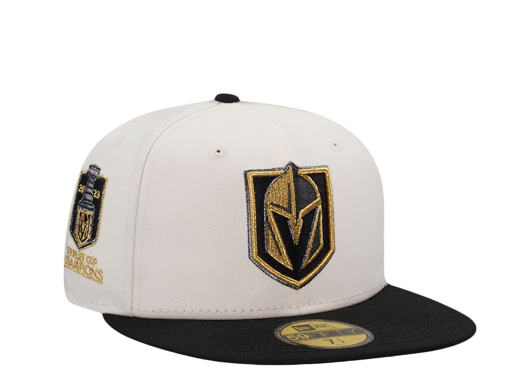 New Era Vegas Golden Knights Stanley Cup Champions 2023 Chrome Two Tone Edition 59Fifty Fitted Cap