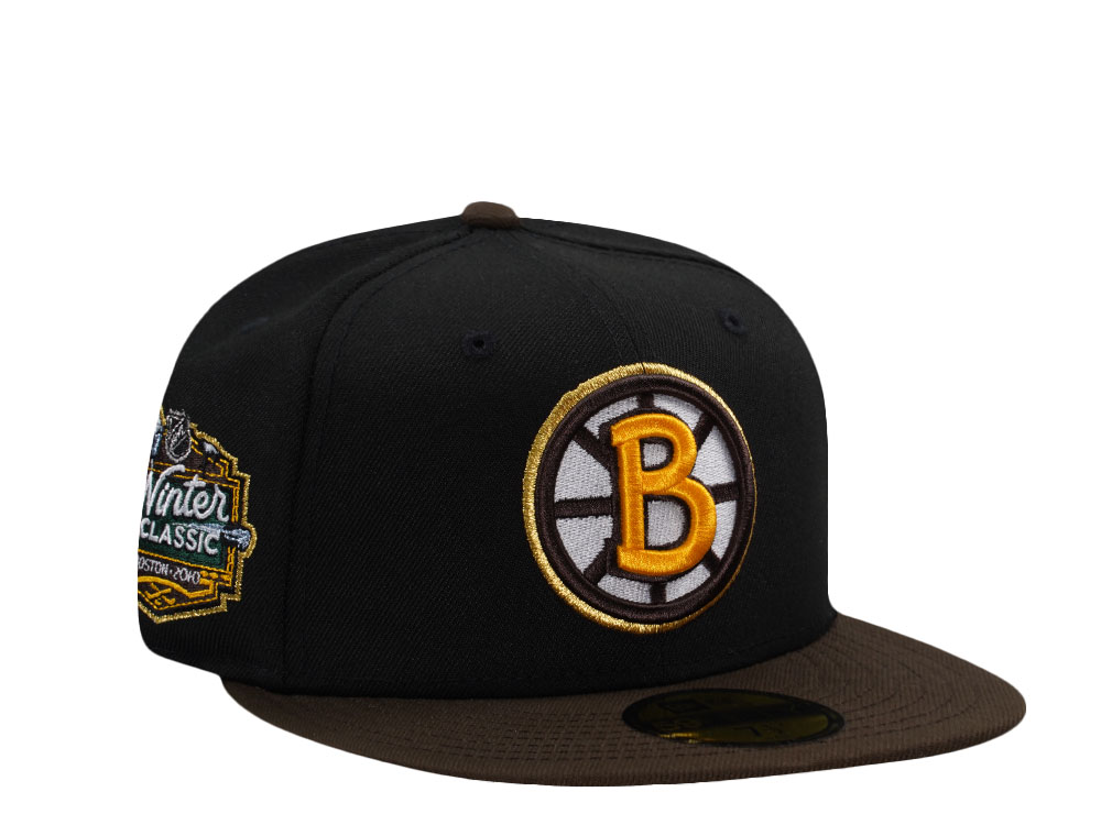 New Era Boston Bruins Winter Classic 2010 Black Two Tone Edition 59Fifty Fitted Cap