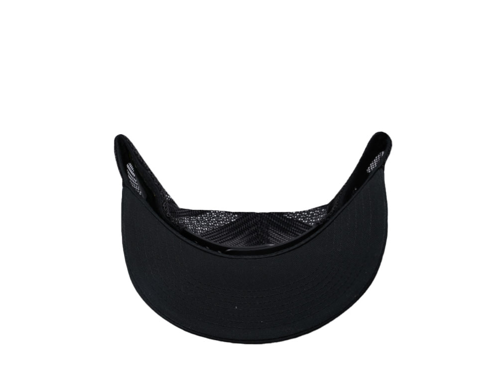 John Deere Black Raised Embroidery Trucker Snapback Cap