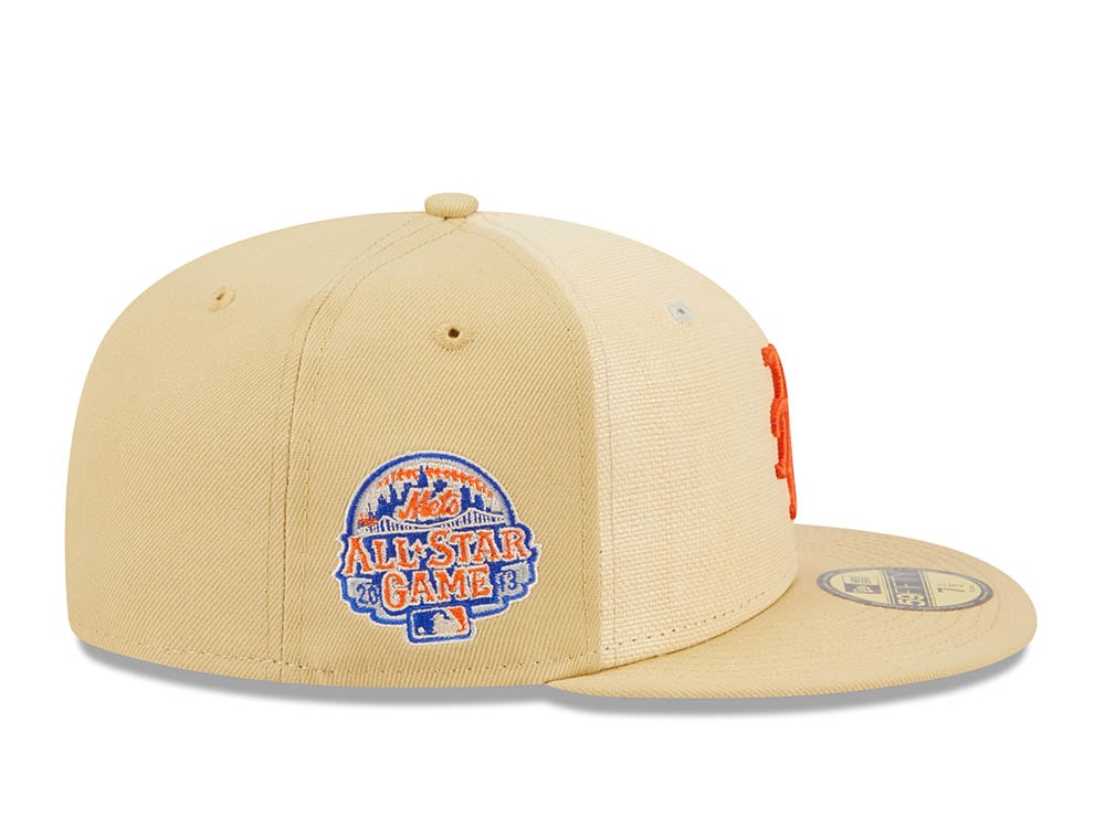New Era New York Mets All Star Game 2013 Raffia Front Vegas Gold Edition 59Fifty Fitted Cap