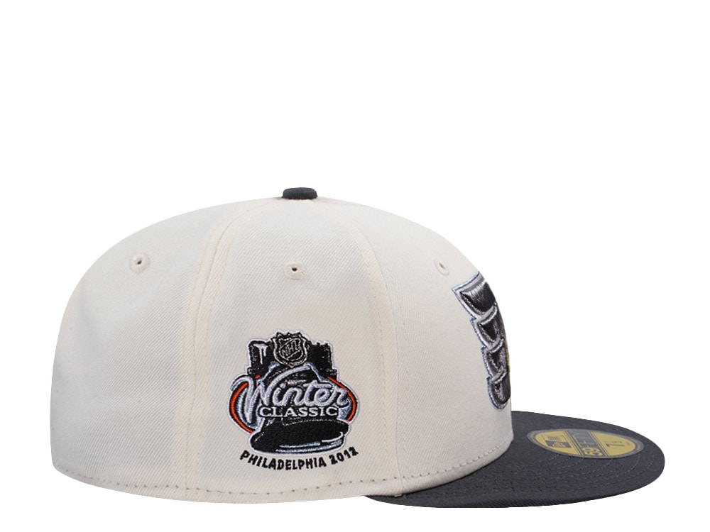 New Era Philadelphia Flyers Winter Classic 2012 Chrome Two Tone Edition 59Fifty Fitted Cap