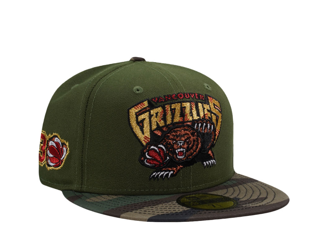 New Era Memphis Grizzlies 30th Anniversary Rifle Camo Edition 59Fifty Fitted Cap