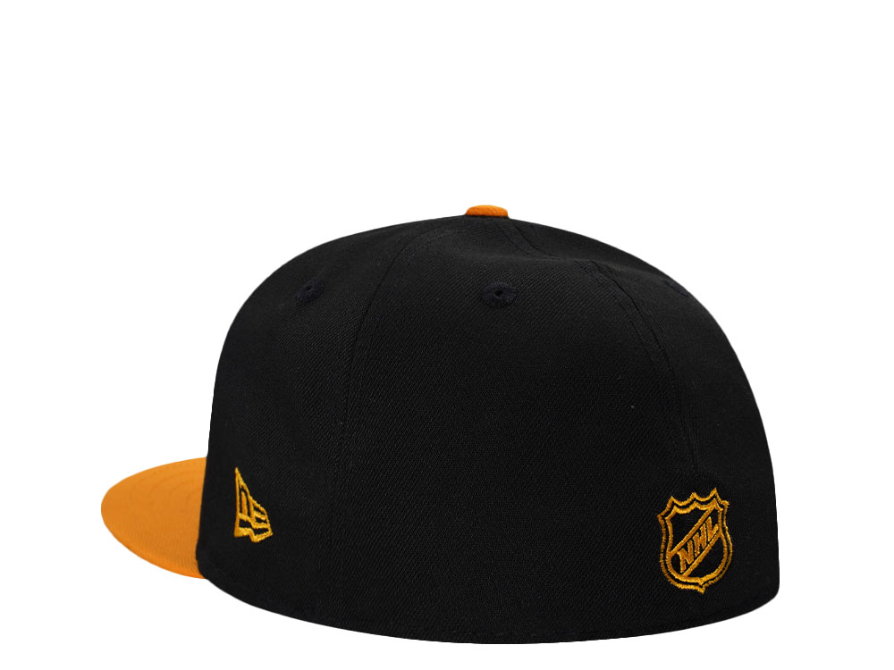 New Era Pittsburgh Penguins 25th Anniversary Metallic Black Two Tone Edition 59Fifty Fitted Cap
