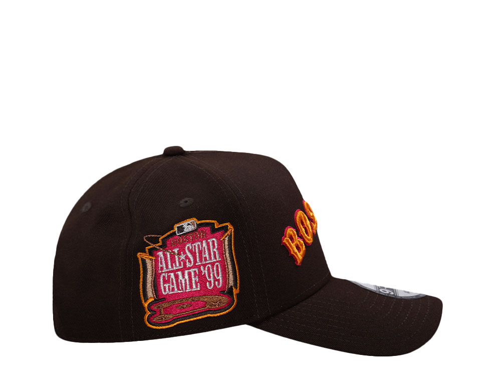 New Era Boston Red Sox All Star Game 1999 Burnt Wood Prime Edition 9Forty A Frame Snapback Cap