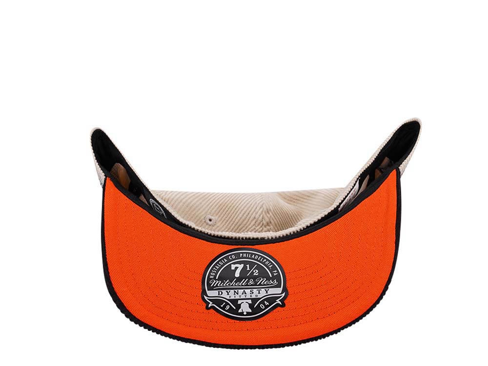 Mitchell & Ness Anaheim Ducks 25th Anniversary Two Tone Cord Edition Dynasty Fitted Cap