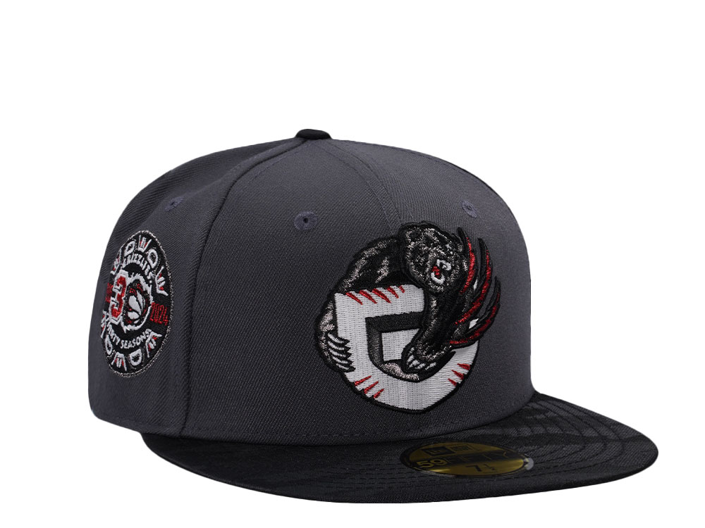 New Era Vancouver Grizzlies 30 Seasons Dark Gray Glow In The Dark Moon Edition 59Fifty Fitted Cap