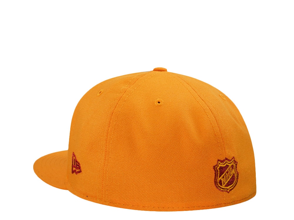New Era Calgary Flames 10th Anniversary Gold Throwback Edition 59Fifty Fitted Cap