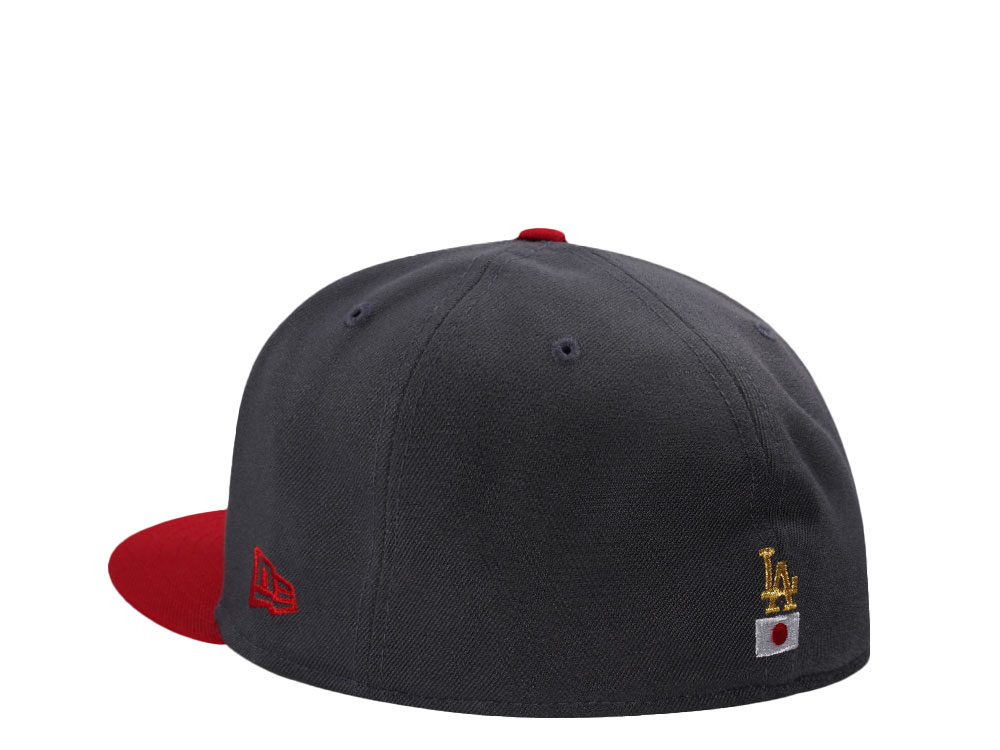 New Era Los Angeles Dodgers Sasaki Blossom Gray Two Tone Edition 59Fifty Fitted Cap
