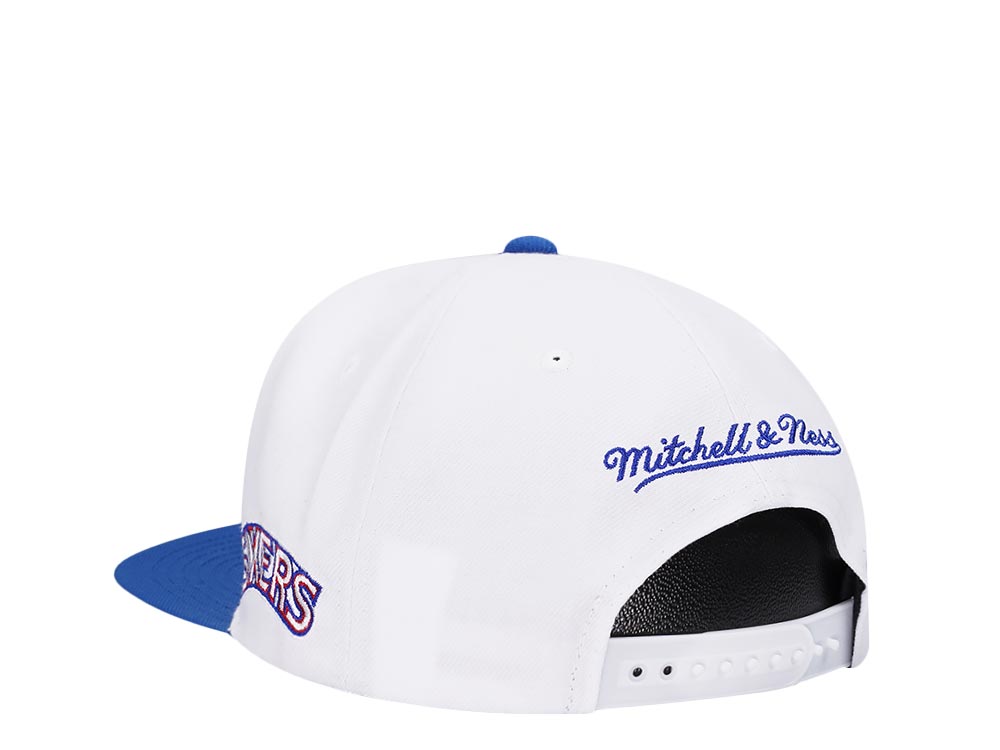 Mitchell & Ness Philadelphia 76ers Logo Blur Hardwood Classic Snapback Cap