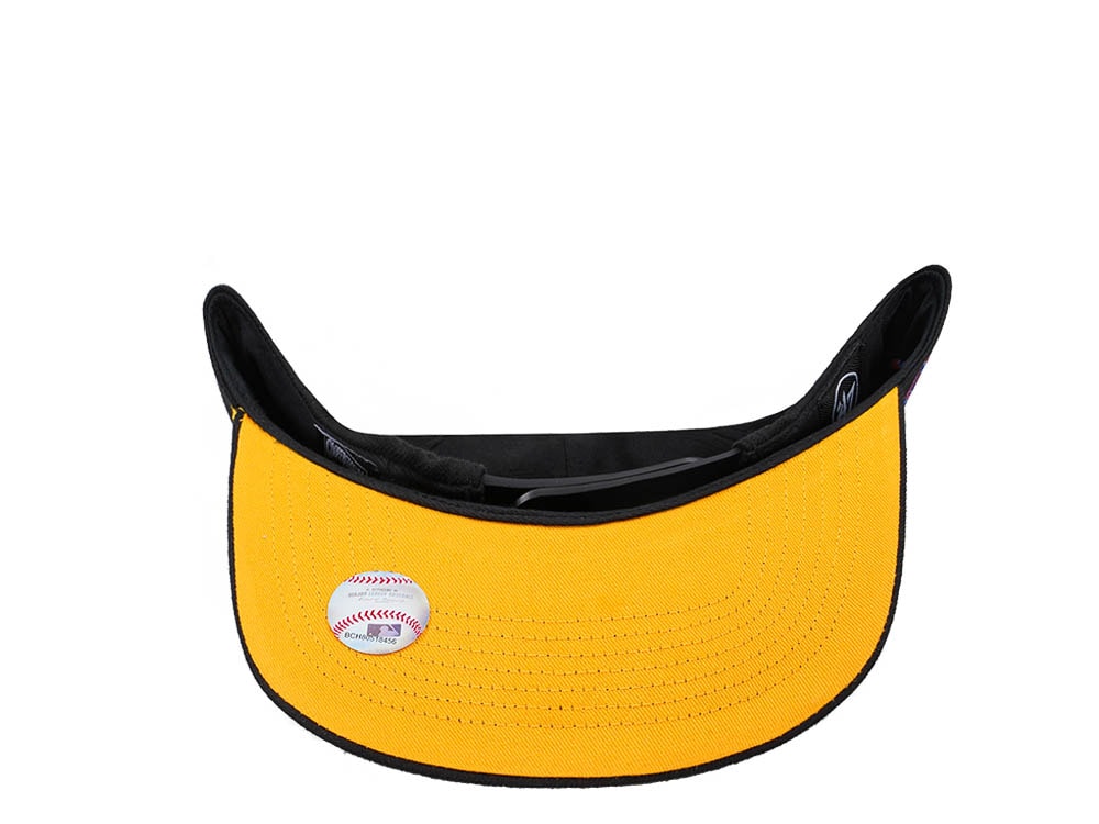 47Brand Pittsburgh Pirates 76th World Series World Black Sure Shot Under Captain Snapback Cap