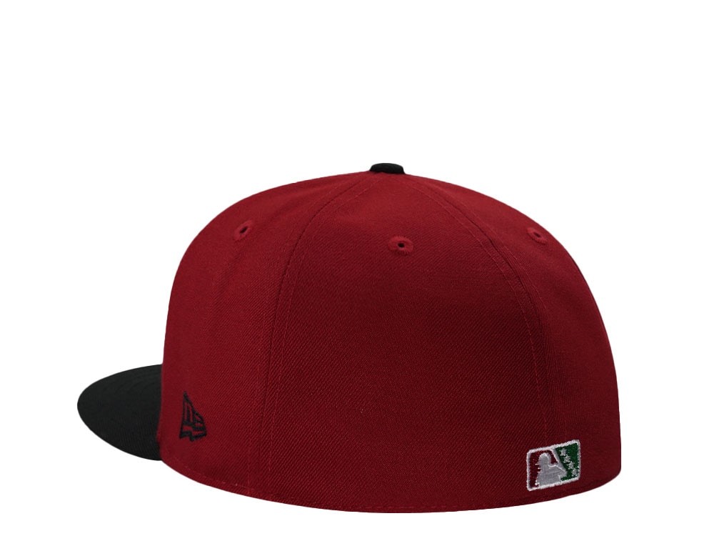 New Era Dayton Dragons 20th Anniversary Maroon Two Tone Edition 59Fifty Fitted Cap