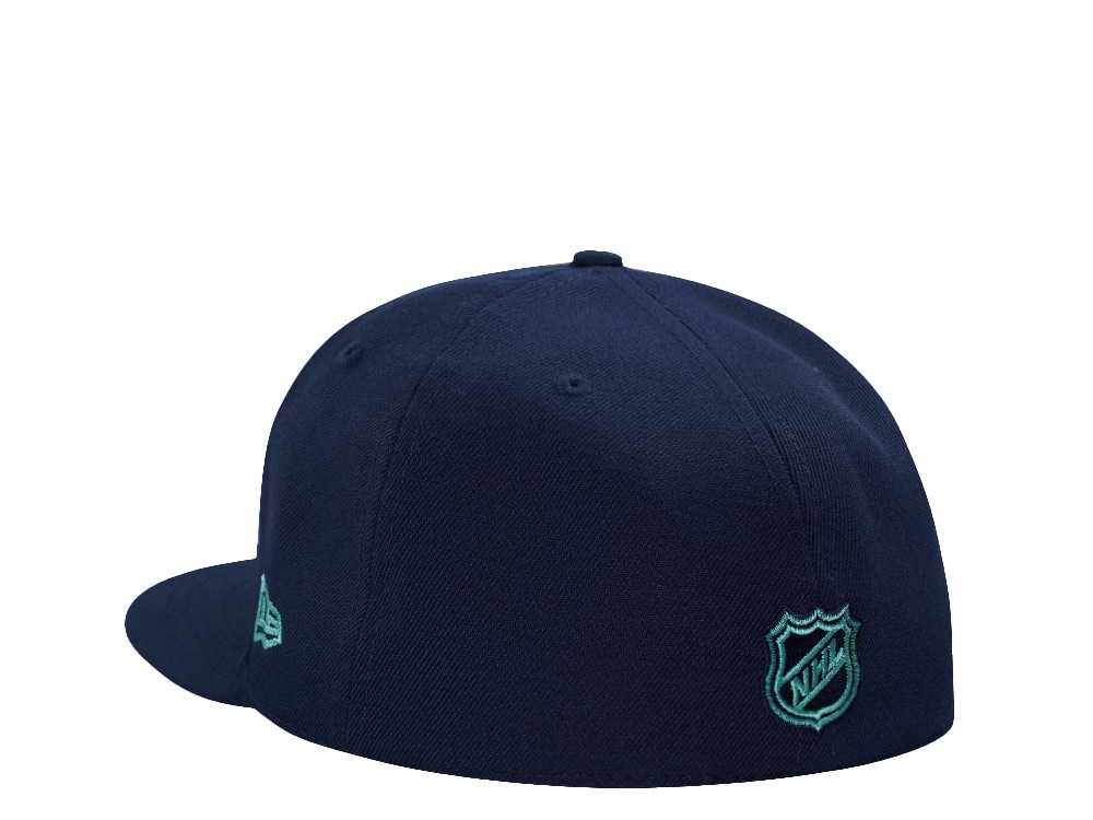 New Era Detroit Red Wings The Joe 100th Anniversary Ocean Blue Prime Edition 59Fifty Fitted Cap