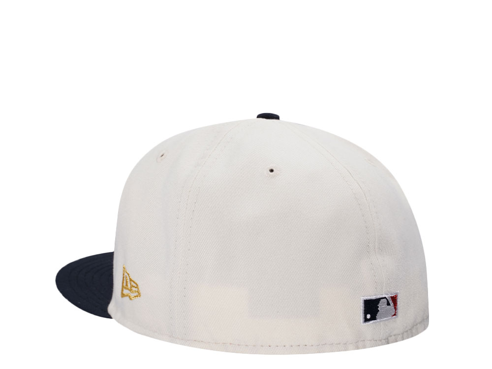 New Era Atlanta Braves World Series 1995 Chrome Throwback Two Tone 59Fifty Fitted Cap