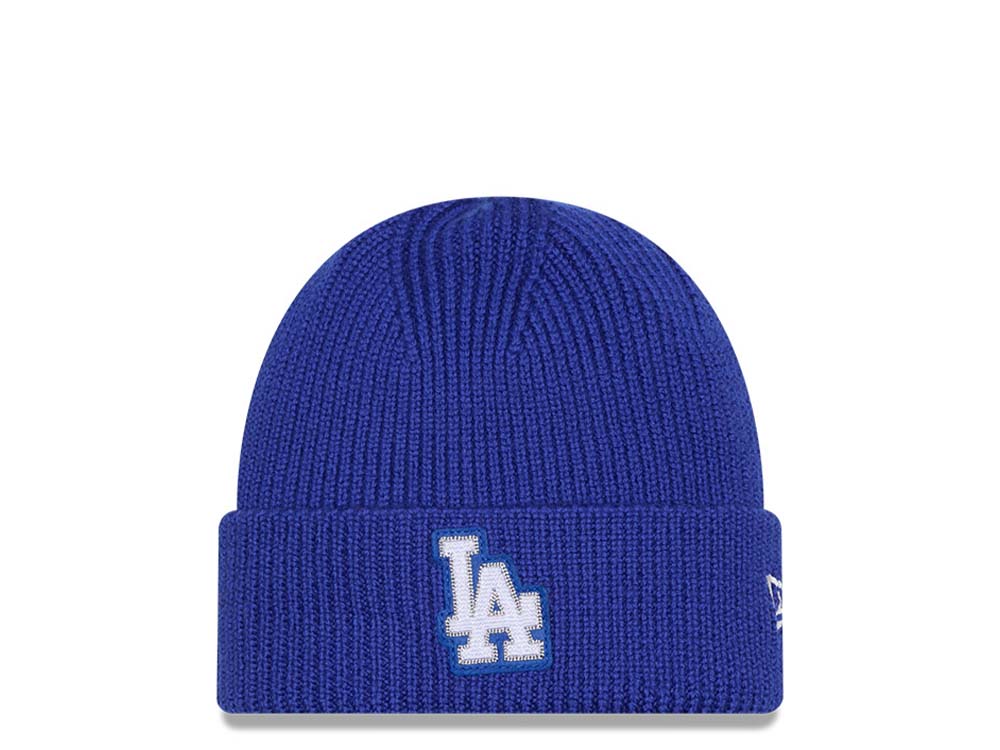 New Era Los Angeles Dodgers Skull Knit Blue Mütze