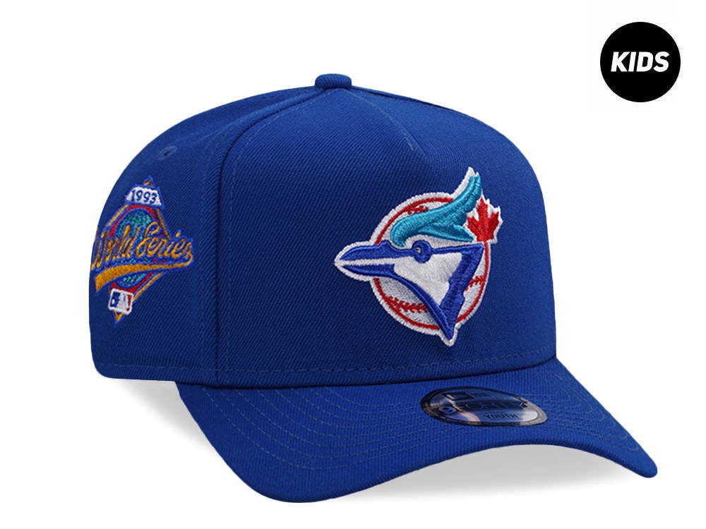 New Era Toronto Blue Jays Word Series 1993 Blue Prime Edition Kids 9Forty A Frame Snapback Cap