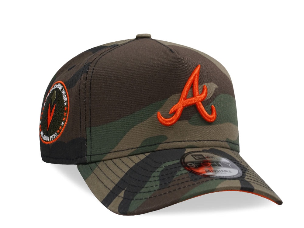 New Era Atlanta Braves All Star Year Camo Edition 9Forty A Frame Snapback Cap