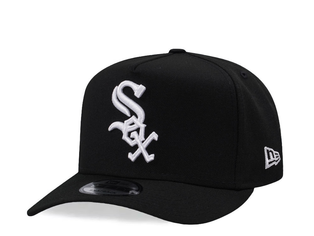 New Era Chicago White Sox Black Classic Edition 9Fifty A Frame Snapback Cap