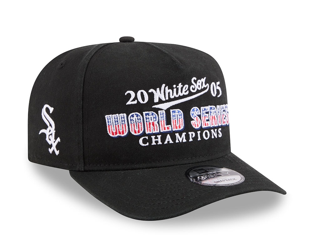 New Era Chicago White Sox World Series Champions 2005 Historic Black Edition 9Fifty A Frame Snapback Cap