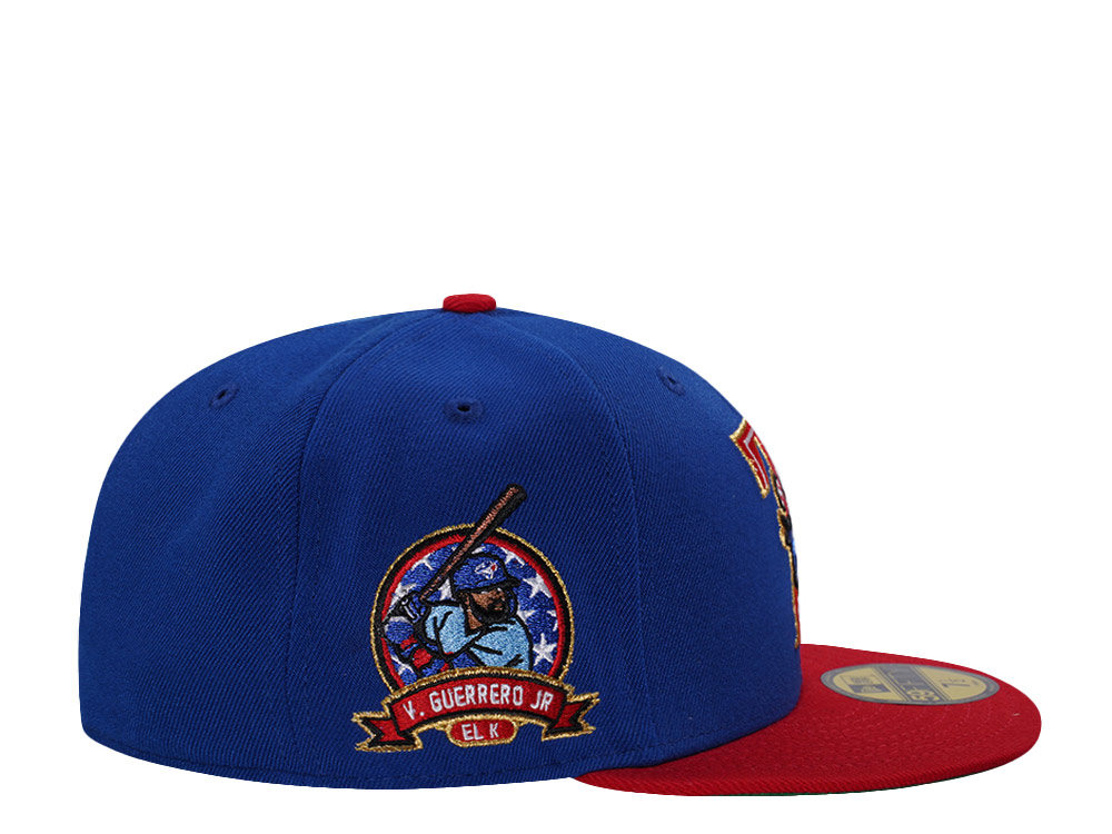New Era Toronto Blue Jays Vladimir Guerrero Jr. Blue Two Tone Edition 59Fifty Fitted Cap