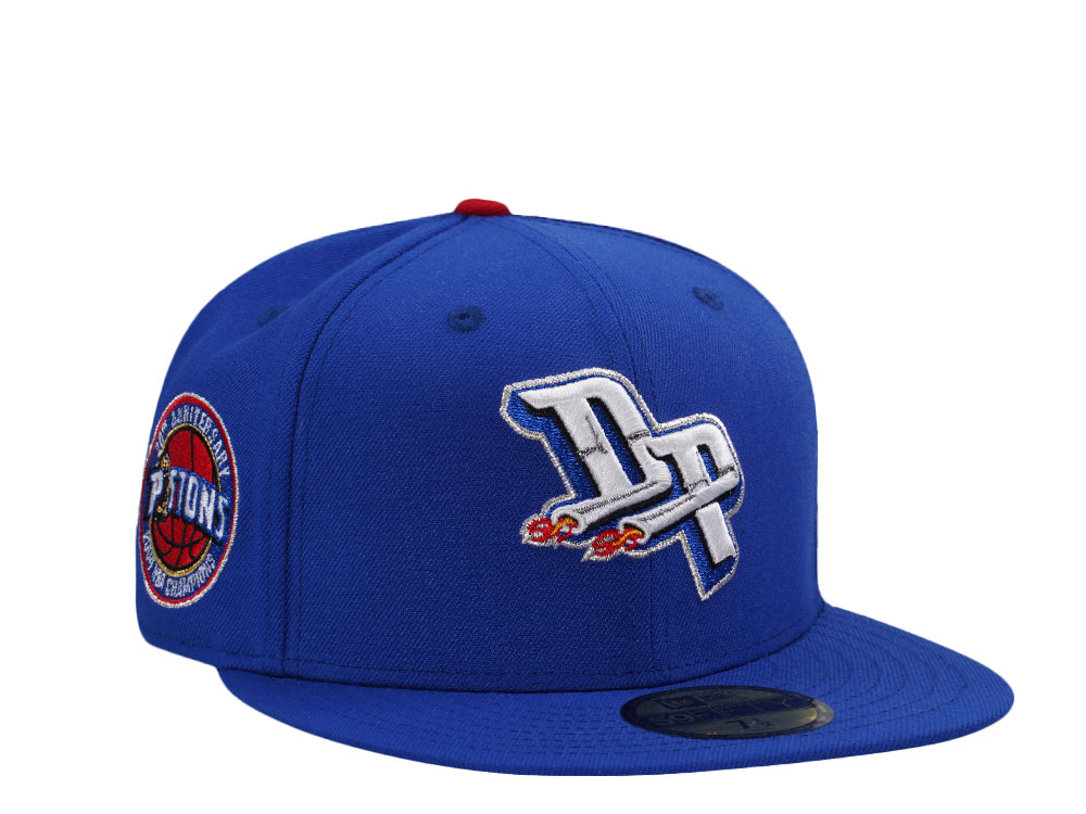 New Era Detroit Pistons 20th Anniversary Blue Prime Edition 59Fifty Fitted Cap