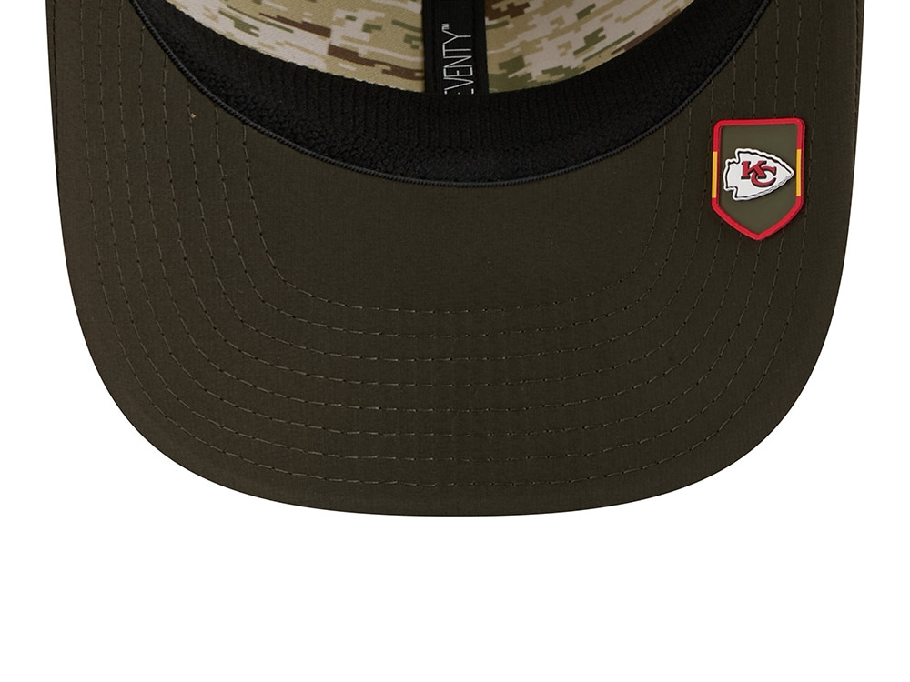 New Era Kansas City Chiefs Salute To Service 2025 9Seventy Snapback Cap