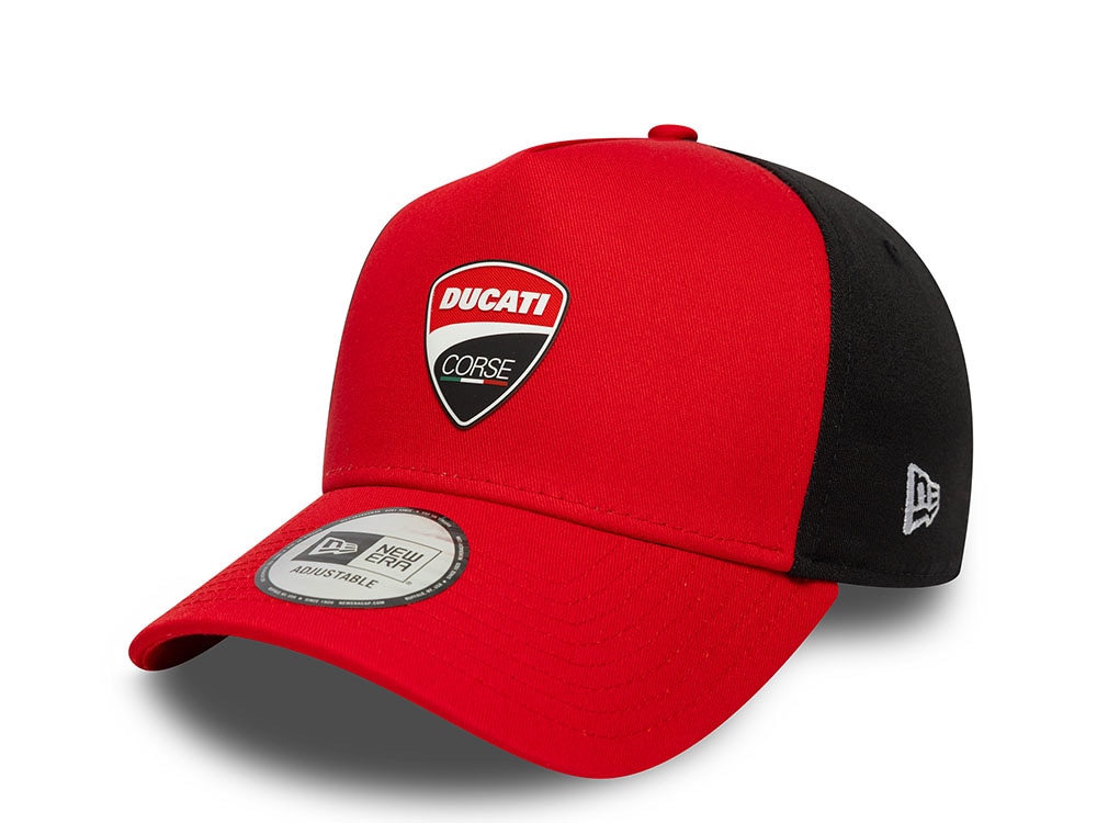 New Era Ducati Motor Logo Red Edition 9Forty A Frame Trucker Snapback Cap