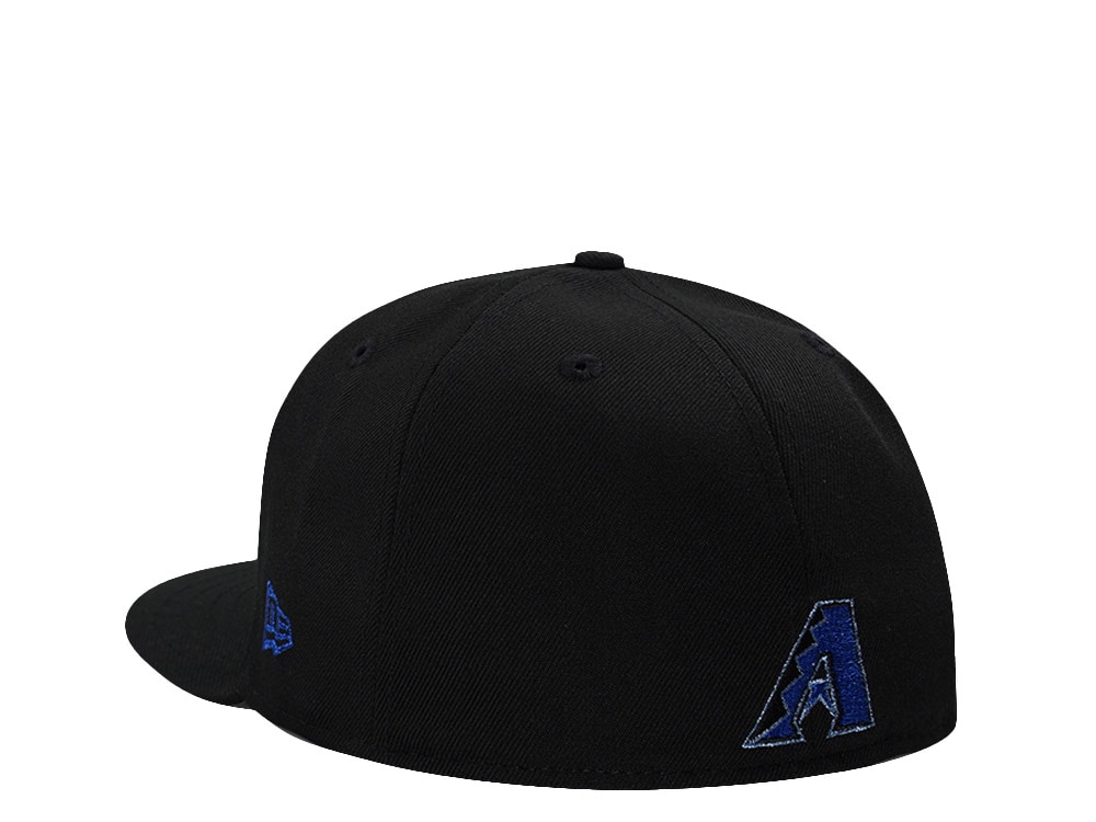 New Era Arizona Diamondbacks Inaugural Season Metallic Black Prime Edition 59Fifty Fitted Cap