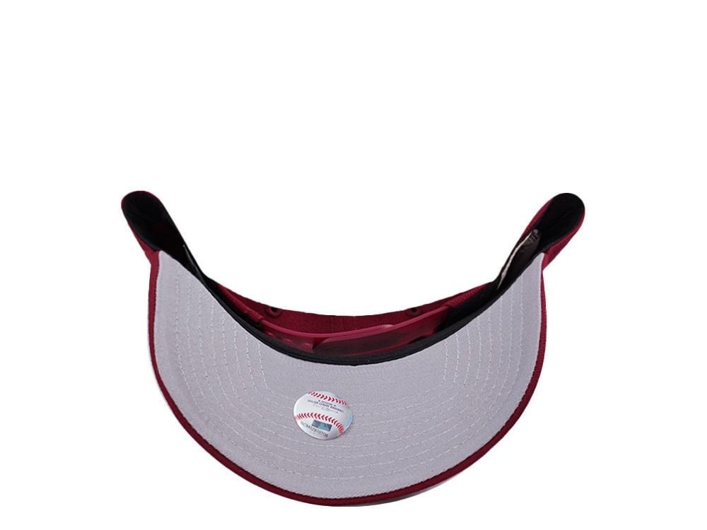 New Era Anaheim Angels 35th Anniversary Cupids Cardinal Red Prime Edition 9Forty A Frame Snapback Cap