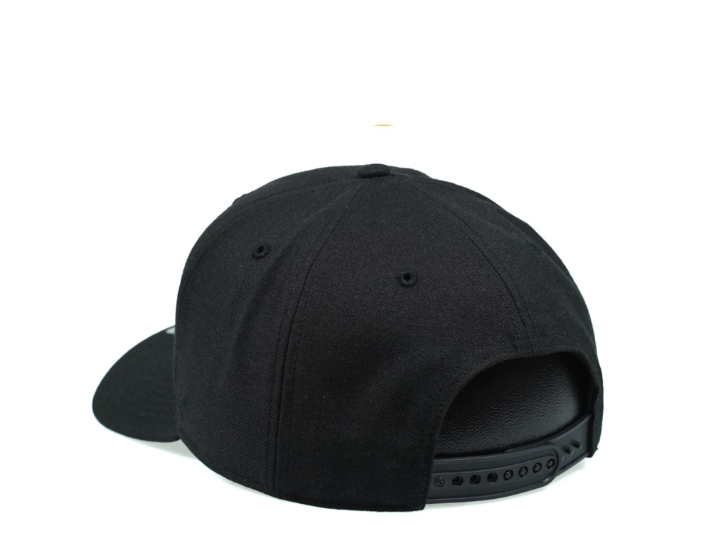 47Brand Anaheim Ducks Cold Zone Classic DP All Black Snapback Cap
