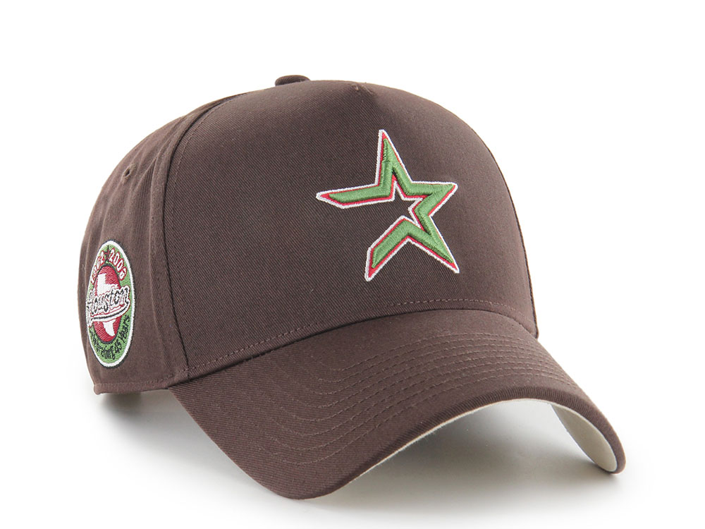 47Brand Houston Astros Cooperstown Brown Edition Hitch Snapback Cap