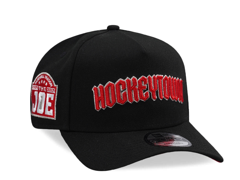 New Era Detroit Red Wings Farewell Black Prime Edition 9Forty A Frame Snapback Cap