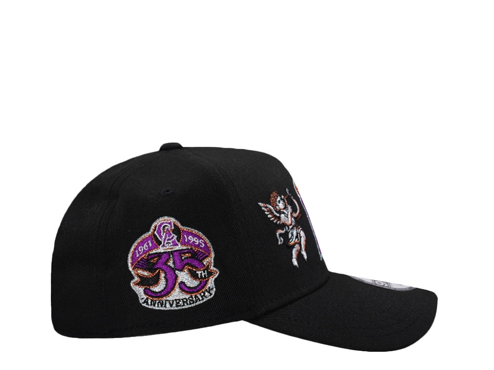 New Era Anaheim Angels 35th Anniversary Cupids Black Prime Edition 9Forty A Frame Snapback Cap
