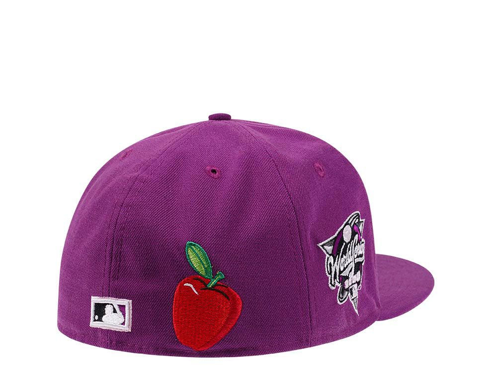 New Era New York Yankees NYC Icons World Series 2000 Grape and Pink Edition 59Fifty Fitted Cap