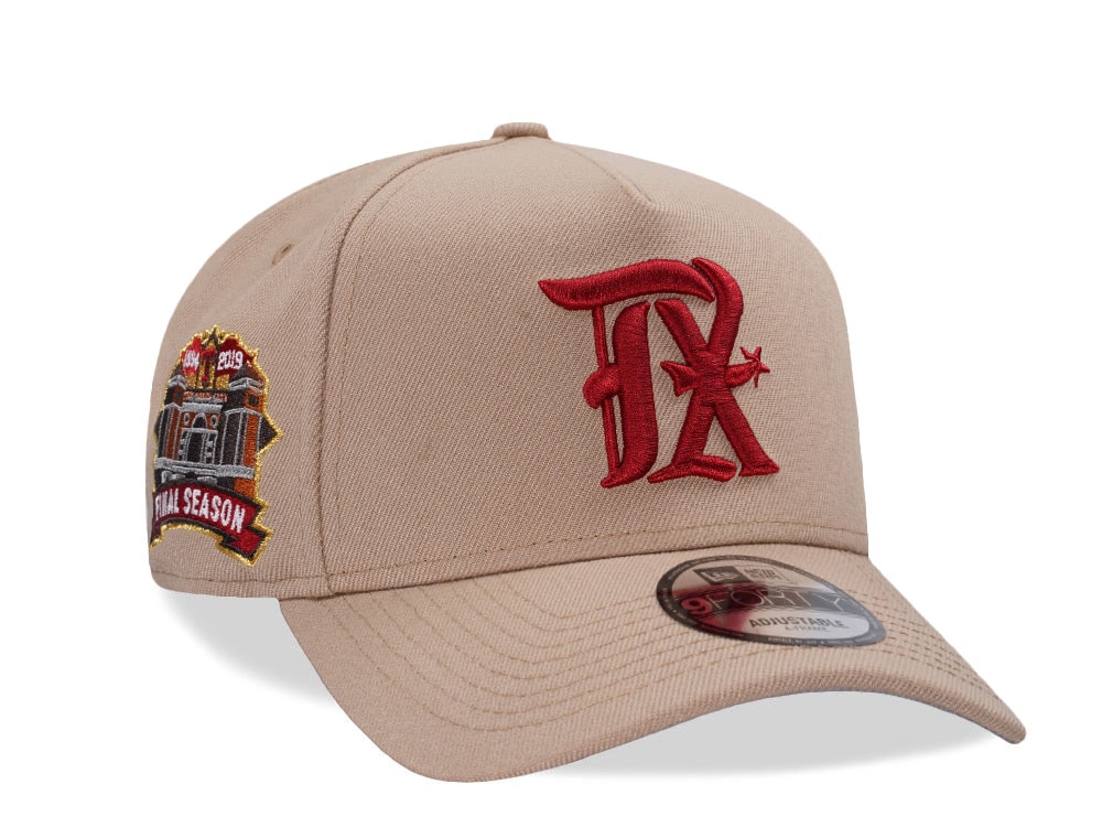 New Era Texas Rangers Final Season Camel Prime Edition 9Forty A Frame Snapback Cap