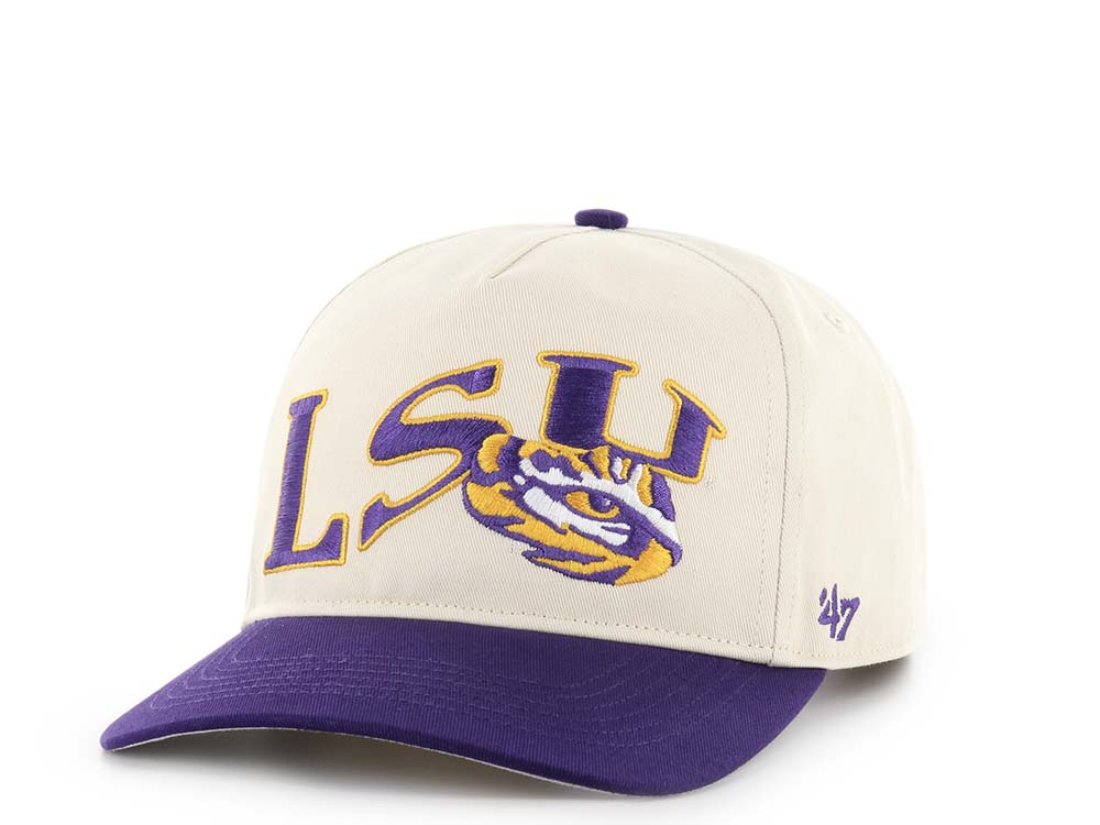 47Brand Louisiana State Tigers Natural Wave Hitch Snapback Cap