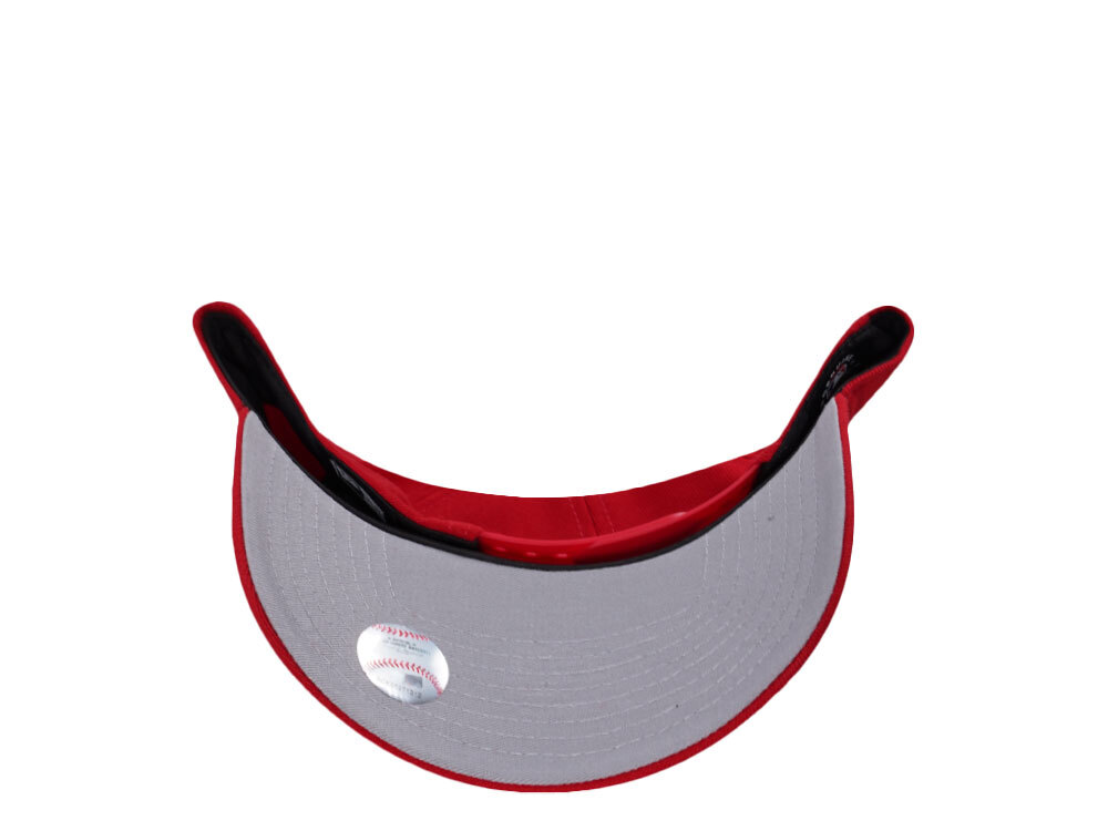 New Era Los Angeles Dodgers Red Viva Upside Down Edition 9Forty A Frame Snapback Cap