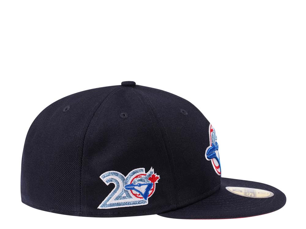 New Era Toronto Blue Jays 20th Anniversary Navy Glacier Blue Edition 59Fifty Fitted Cap