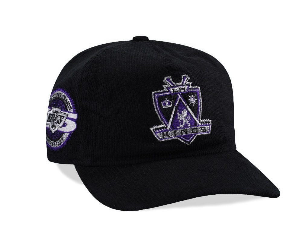 New Era Los Angeles Kings 25th Anniversary Black Corduroy Edition 19Twenty Snapback Cap