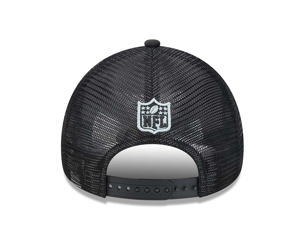 New Era Oakland Raiders Sideline 2024 9Forty A Frame Trucker Snapback Cap