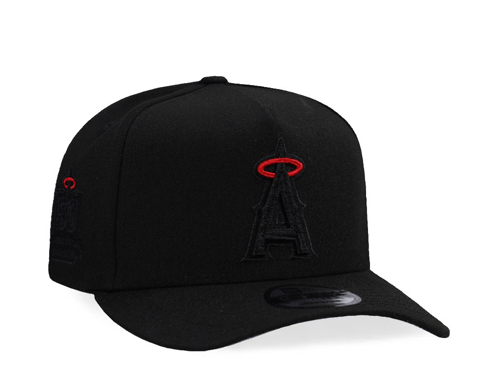 New Era Anaheim Angels 50th Anniversary Red Detail Edition 9Fifty A Frame Snapback Cap