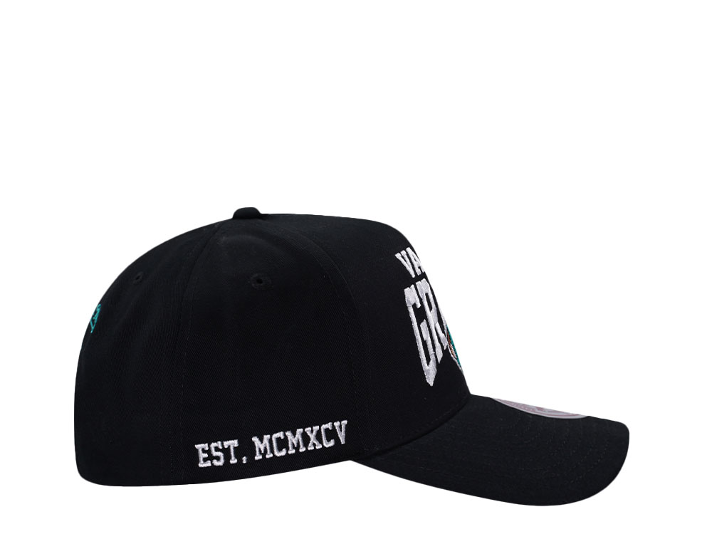 Mitchell & Ness Memphis Grizzlies Black Pro Pinch Fit Snapback Cap