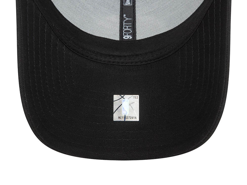New Era Boston Celtics Black Metallic 9Forty Strapback Cap