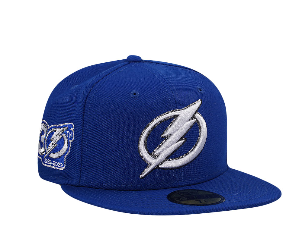 New Era Tampa Bay Lightning 30th Anniversary Royal Prime Edition 59Fifty Fitted Cap