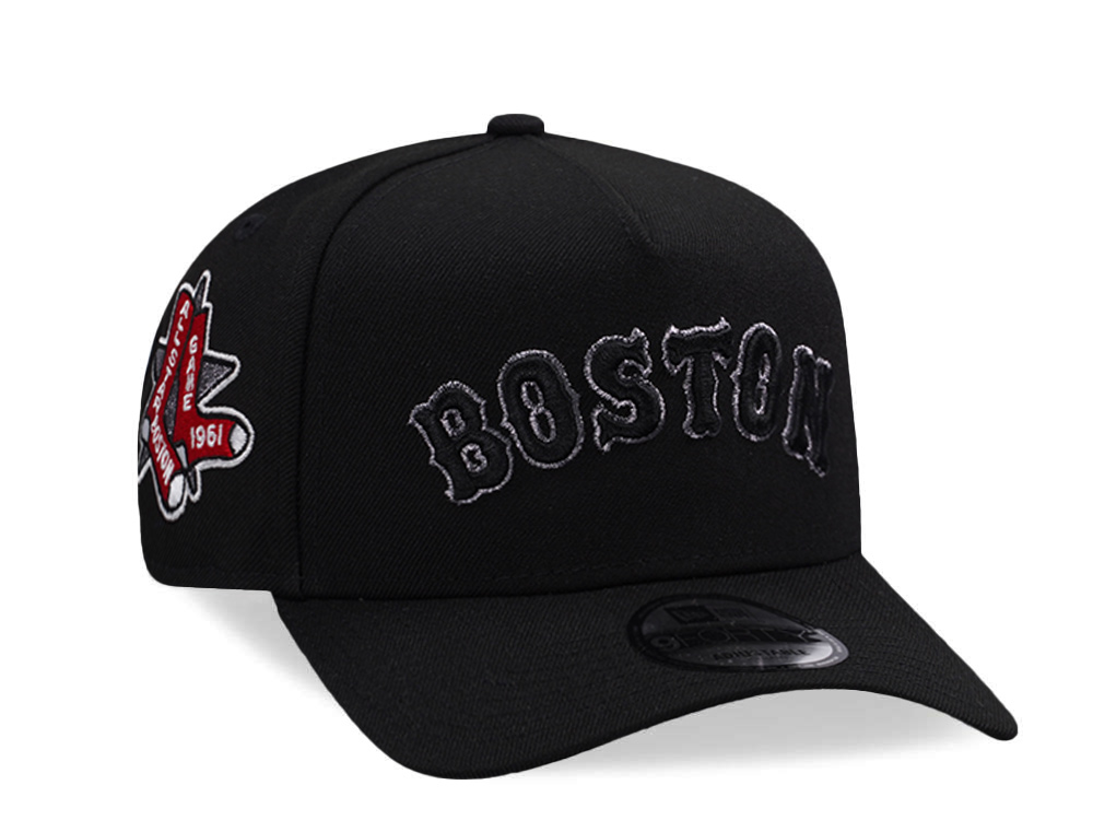 New Era Boston Red Sox All Star Game 1961 Black Prime Edition 9Forty A Frame Snapback Cap