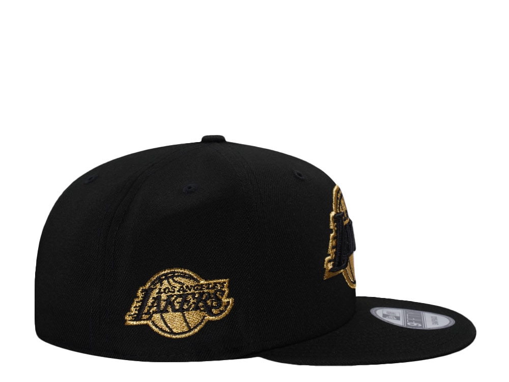 New Era Los Angeles Lakers Metallic Black Prime Edition 9Fifty Snapback Cap