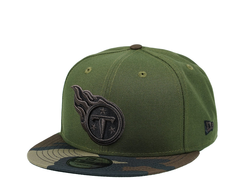 New Era Tennessee Titans Wood Camo 9Fifty Snapback Cap