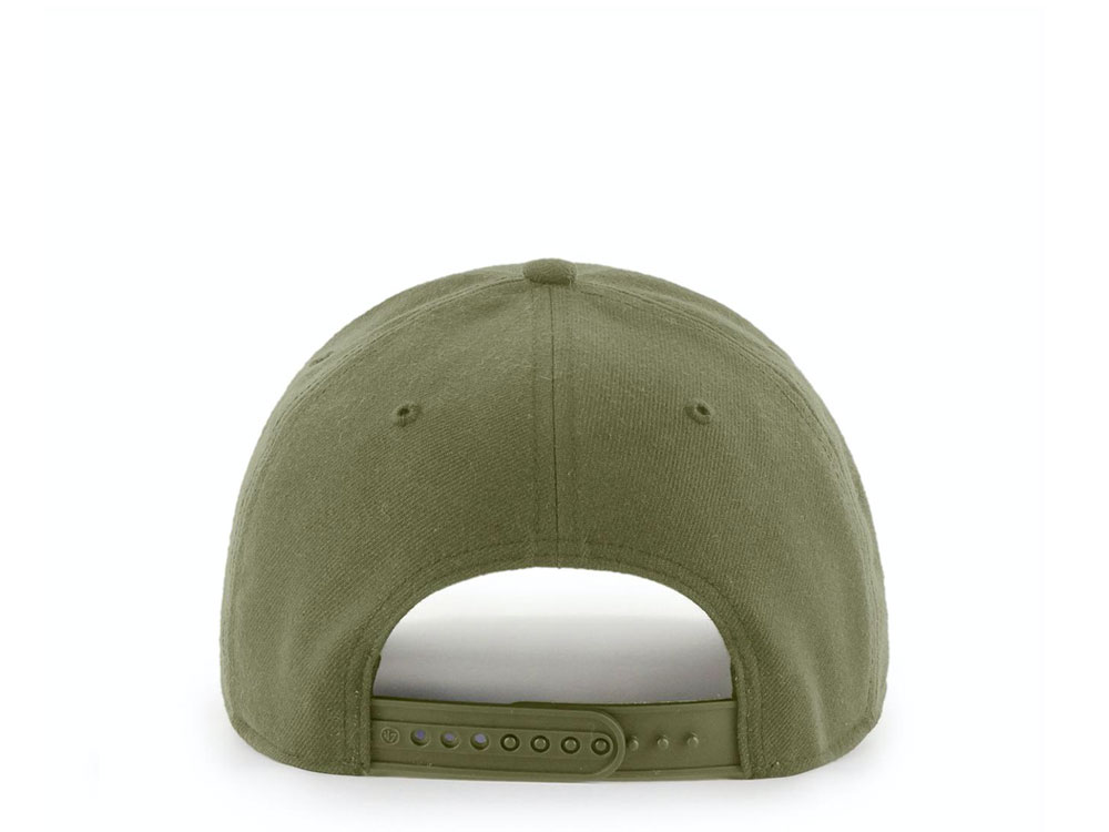 47Brand New York Yankees Cold Zone Classic DP Olive Snapback Cap